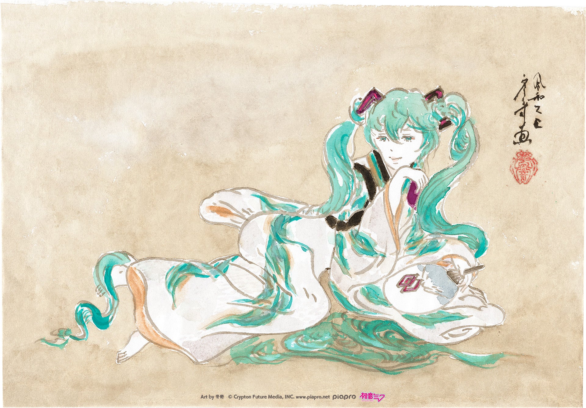 初音ミク KYOTO NIPPON FESTIVAL ポスター 初音ミク KYOTO NIPPON