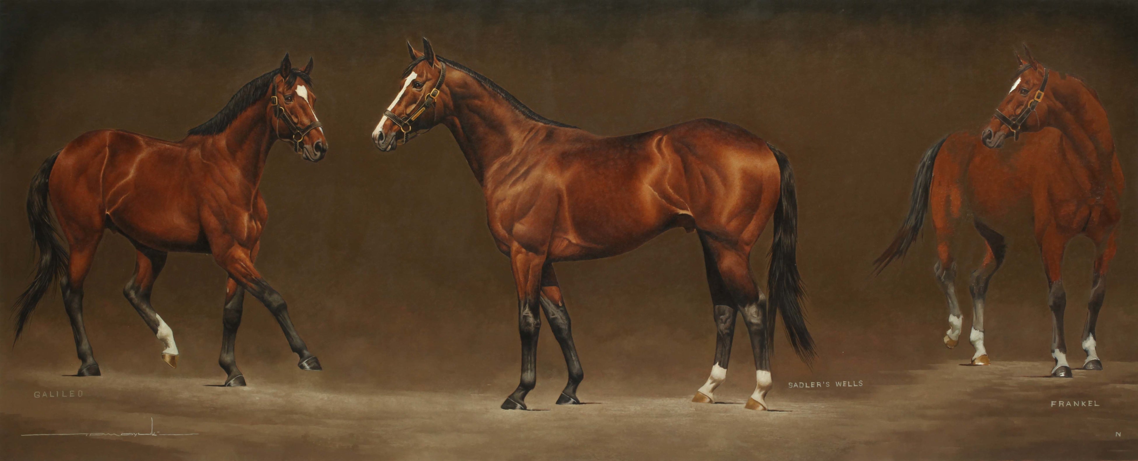 馬専門の油彩画家「長瀬智之」JRA競馬博物館で4ヶ月間に亘り「大型