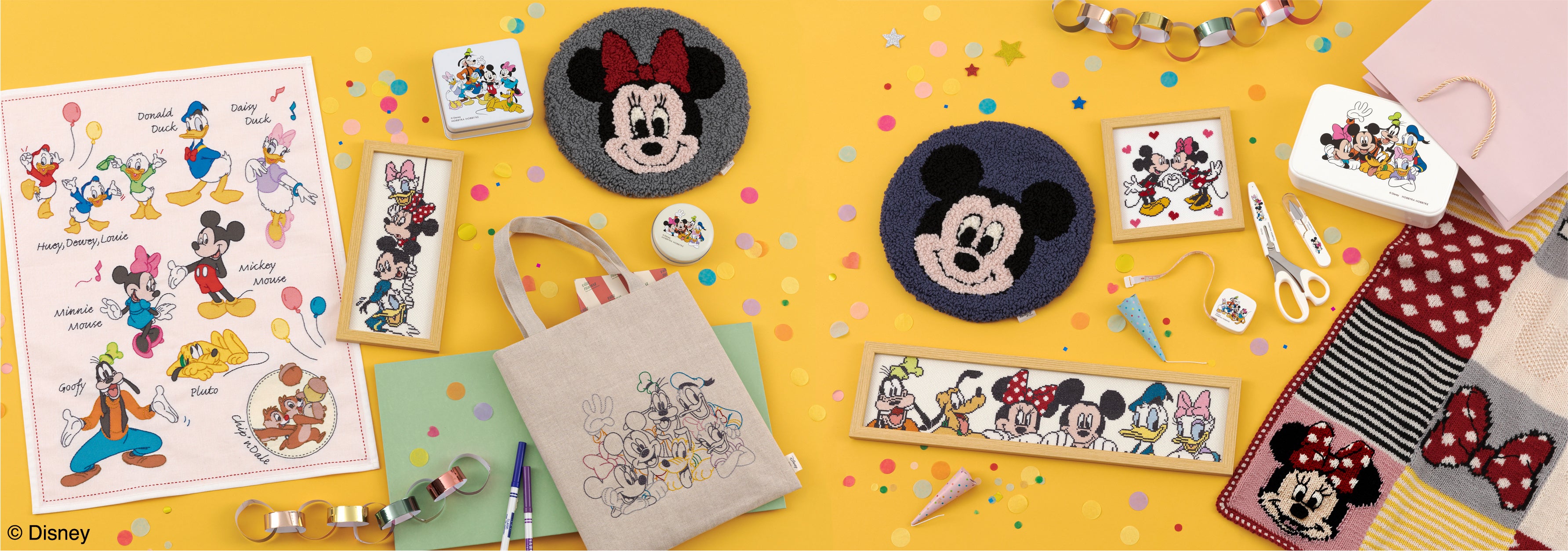 ミッキー＆フレンズの手芸キットがホビーラホビーレに初登場！ | 株式