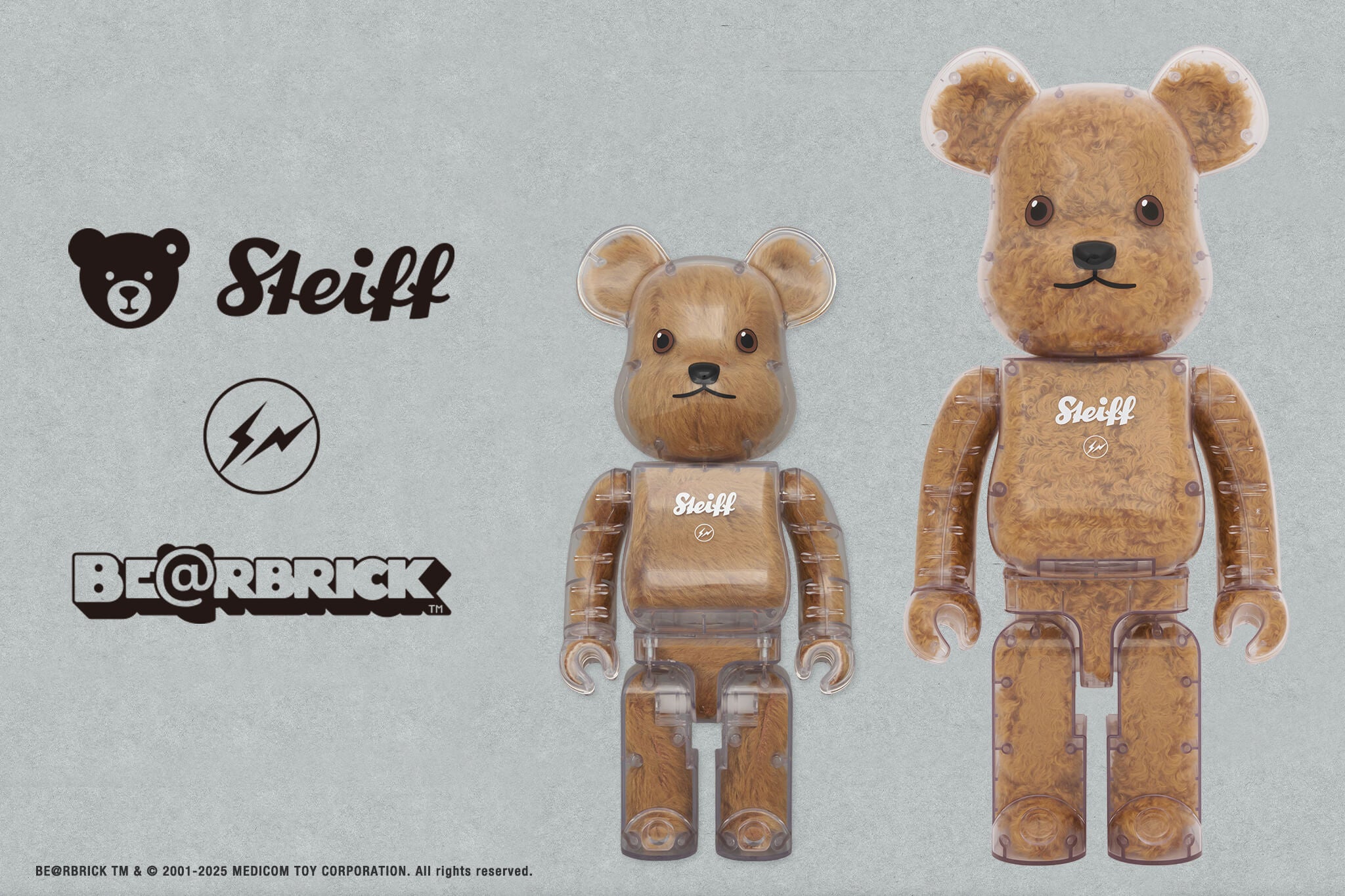 Steiff BE@RBRICK fragment 400% / 1000% | 株式会社MS1880のプレス