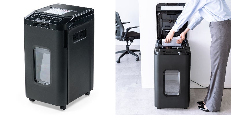 連続240分稼働&470枚自動細断！オートフィードシュレッダーを10月20日