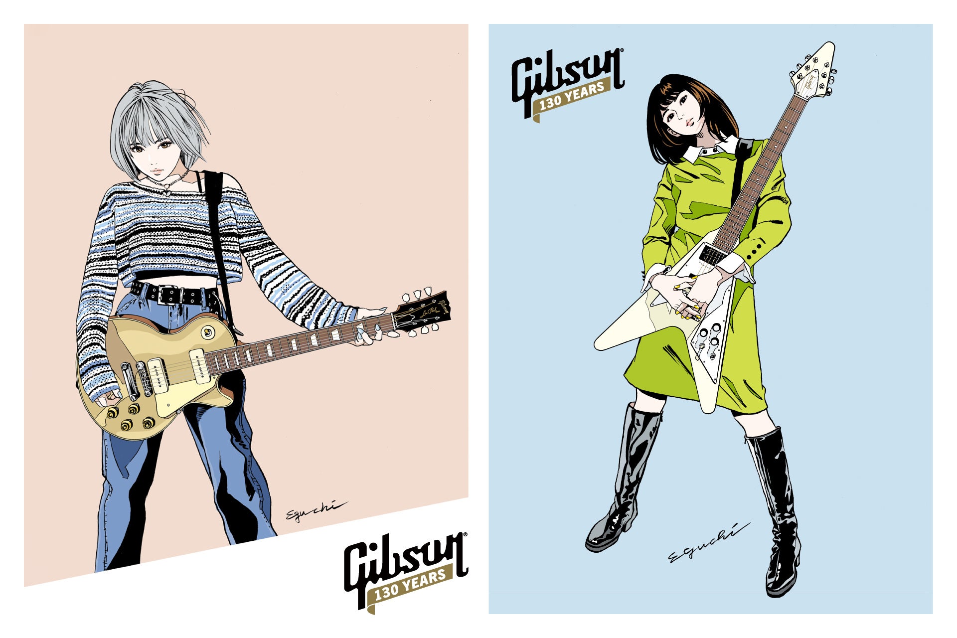 ギブソン130周年ライブ会場で購入可能な限定販売アイテムを発表