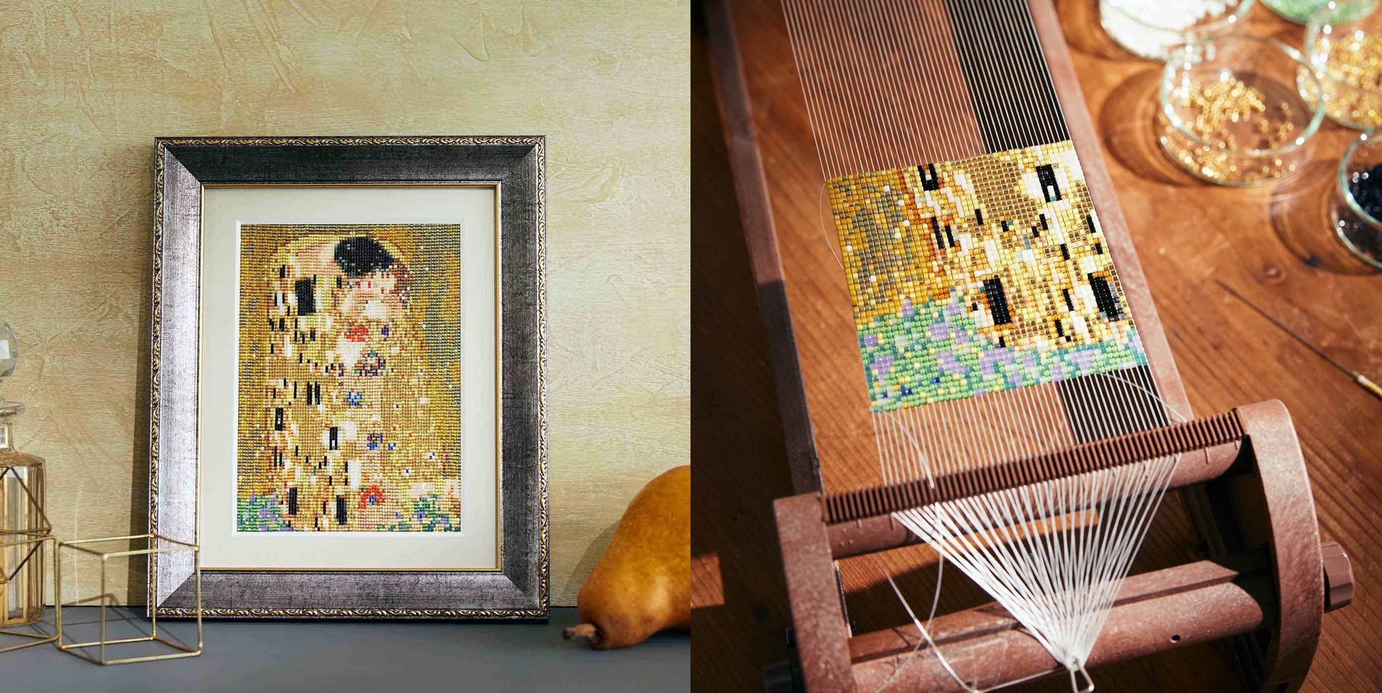 フェリシモ「ミュージアム部」× 500色の色えんぴつ「クリムトの世界に