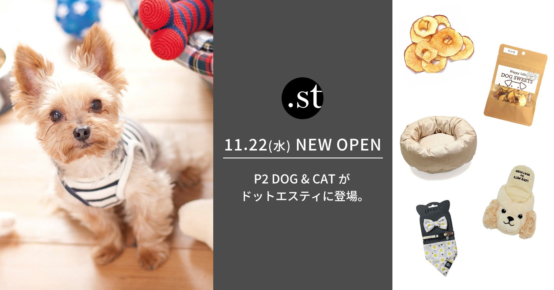 木と鳥の犬の服