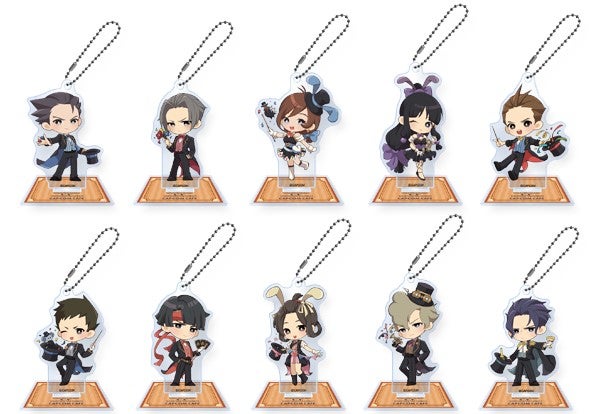 大逆転裁判 アクリルスタンドキーホルダー 3点セット g 大逆転裁判