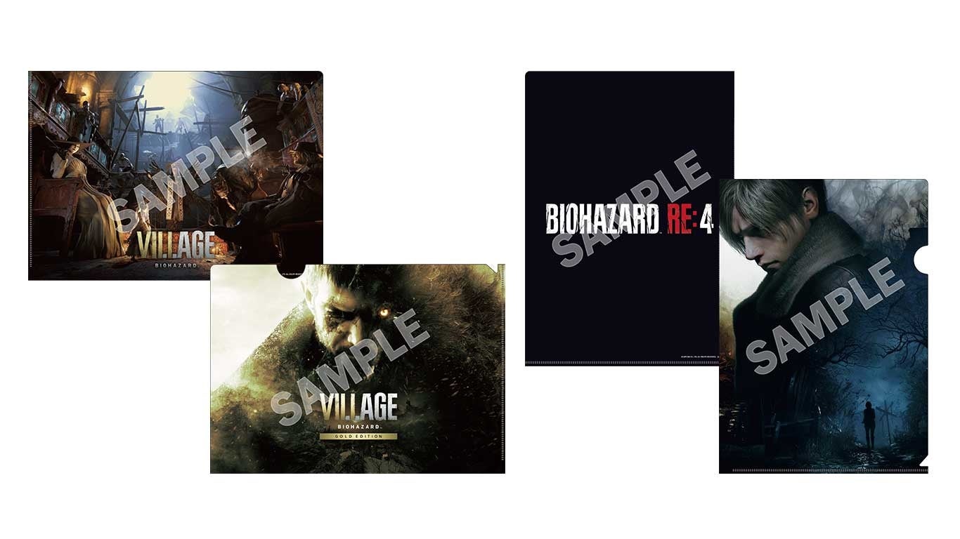 バイオハザードヴィレッジオリジナルクリアファイル