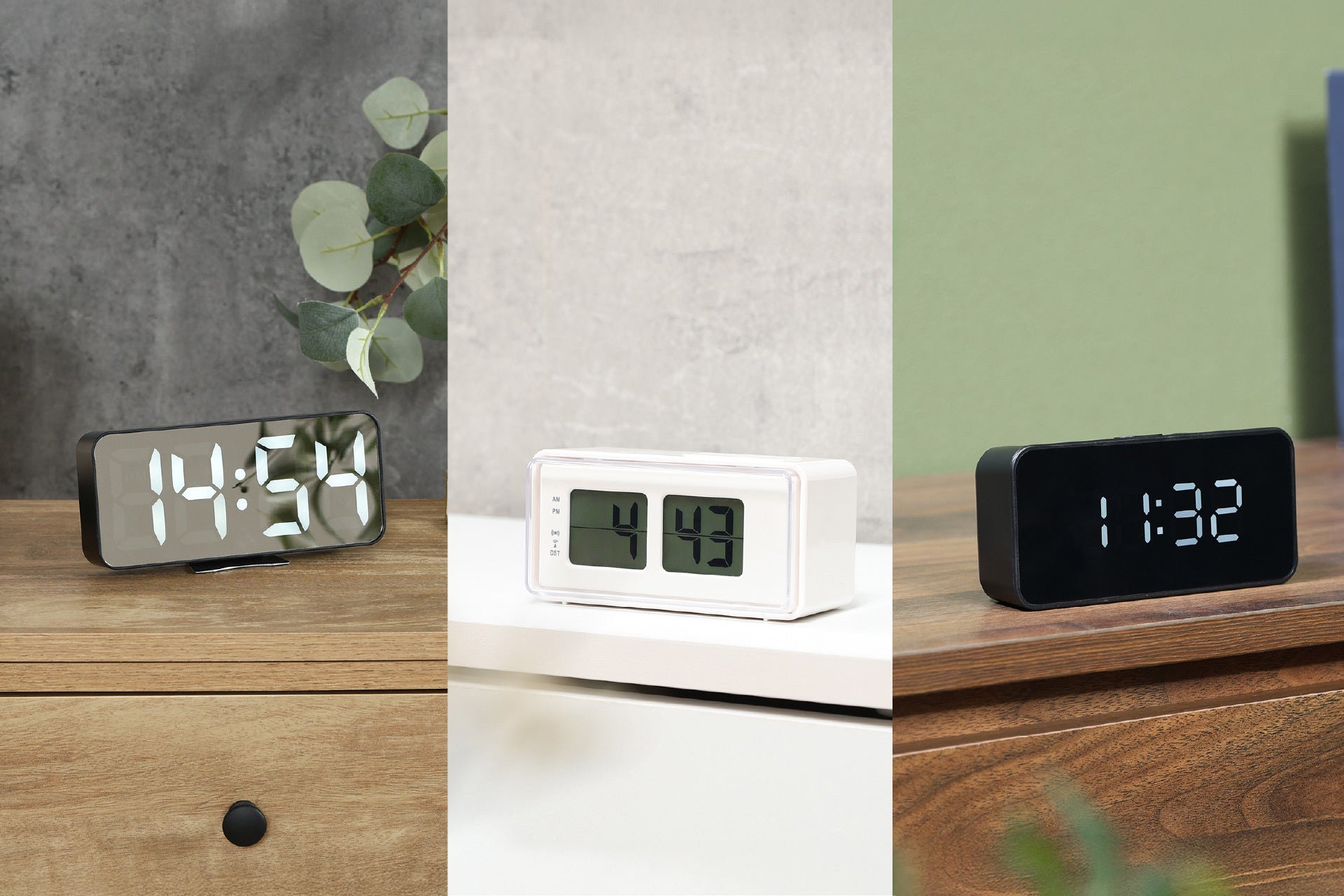 スマホに頼らない朝の目覚め。多機能な「置き型デジタル時計」新登場