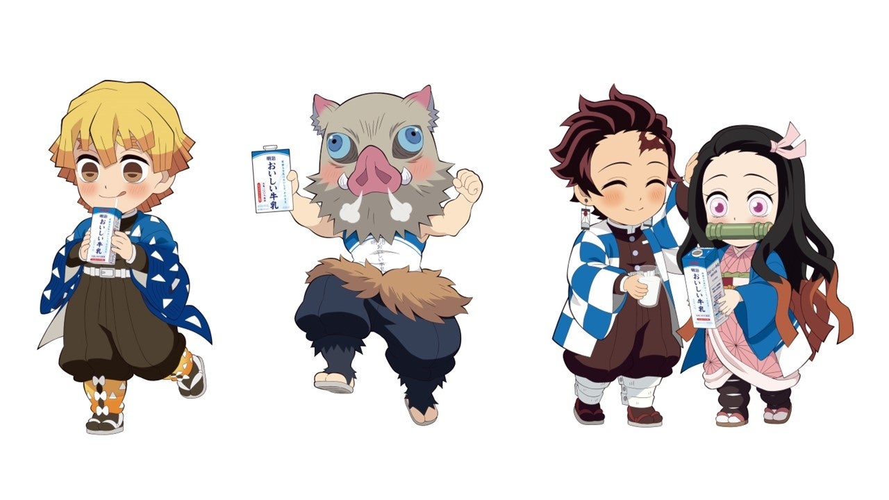 炭治郎など、新たに主要4メンバーのイラストを描き下ろし！「明治