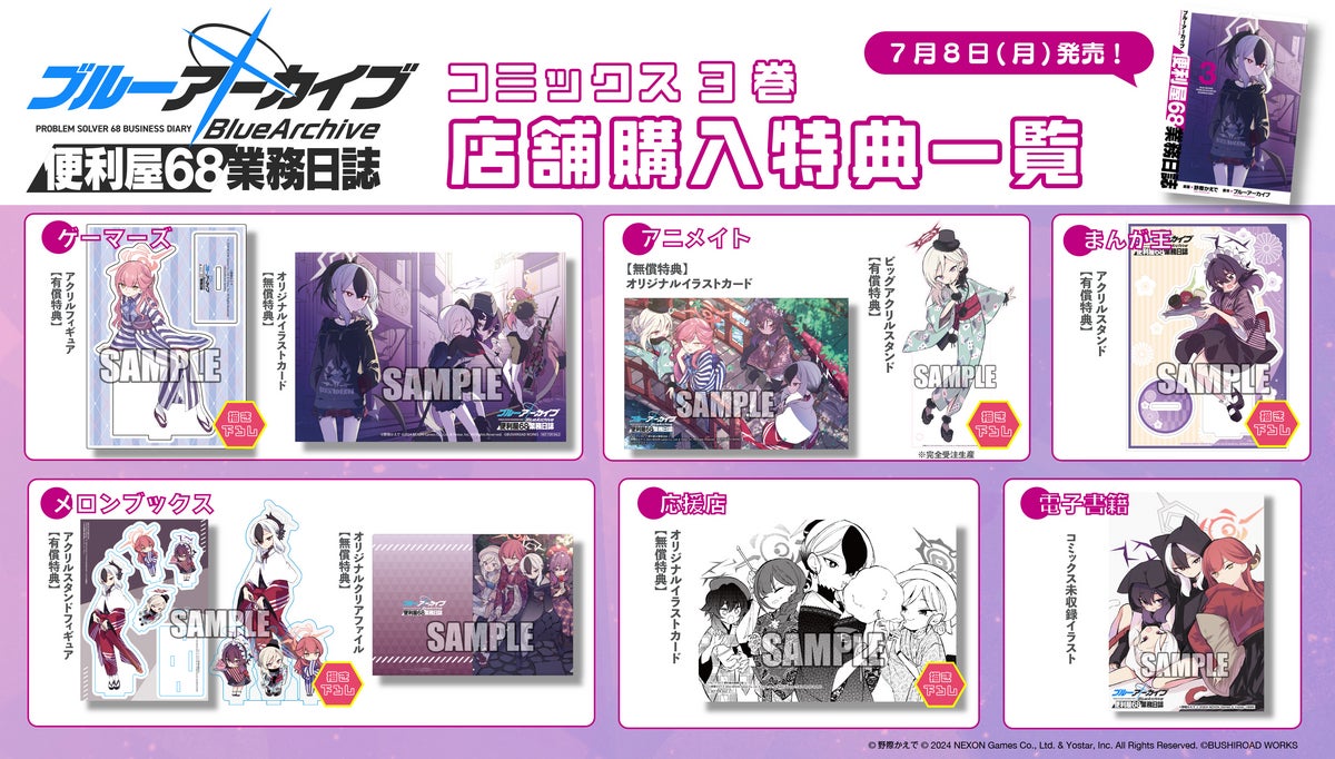 大人気アプリゲーム「ブルーアーカイブ」より「便利屋68」の公式