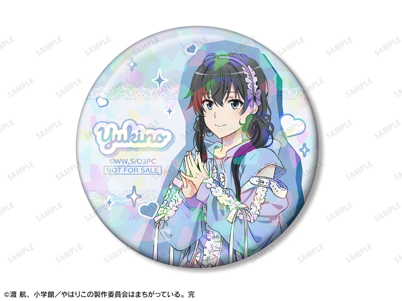 俺ガイル ラッキー缶バッジ 雪ノ下雪乃 セット