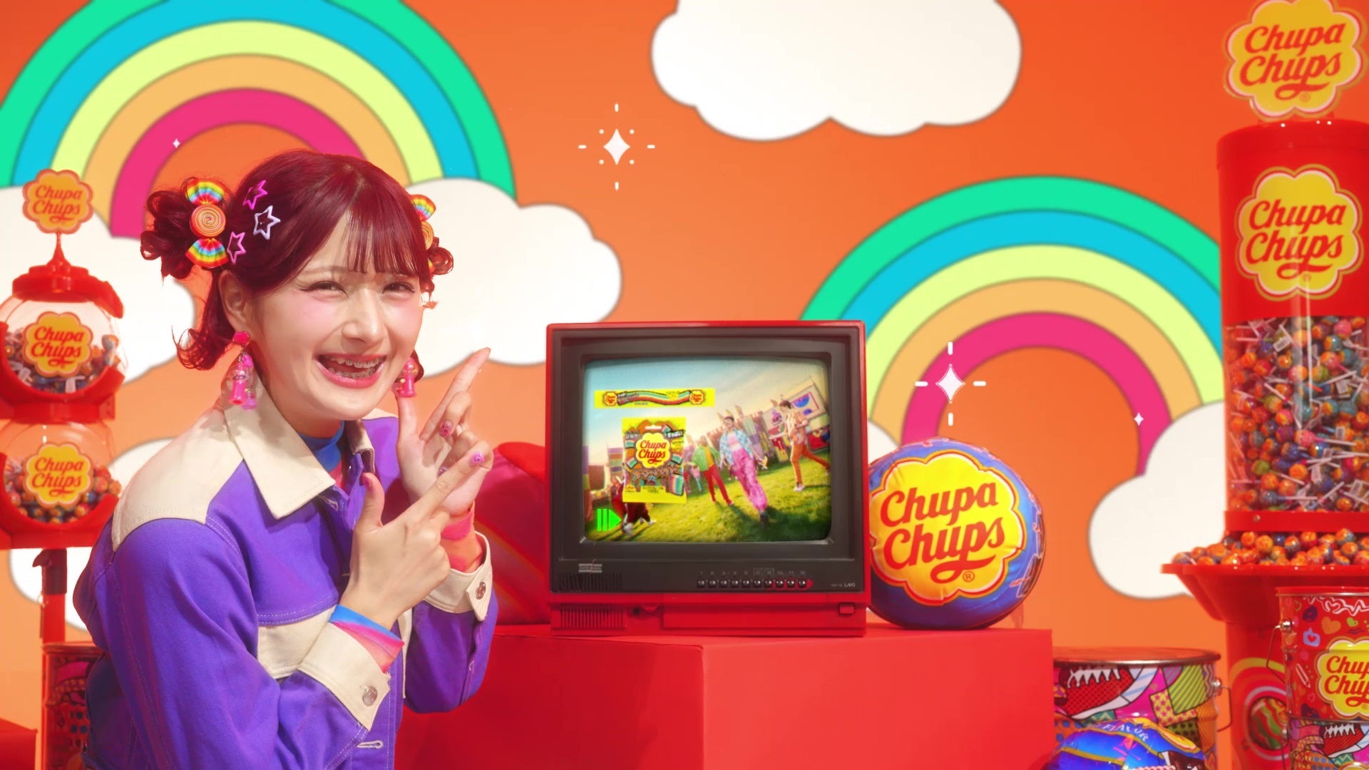 フーズ】チュッパチャプスから発売される“グミ”の新CMに“グミ大好き