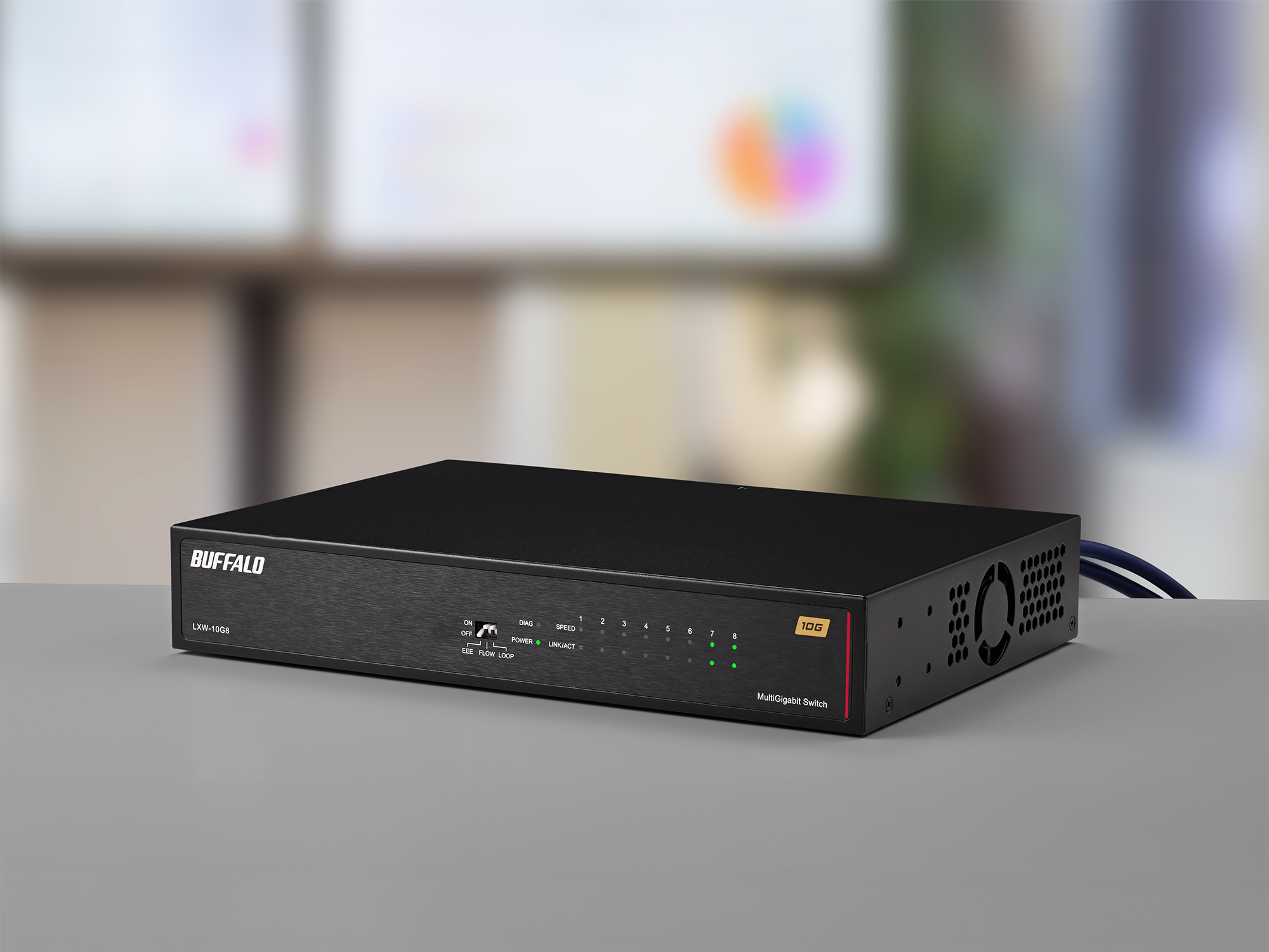 BUFFALO バッファロー BS-MP2008 8ポートスイッチングハブ BUFFALO BS