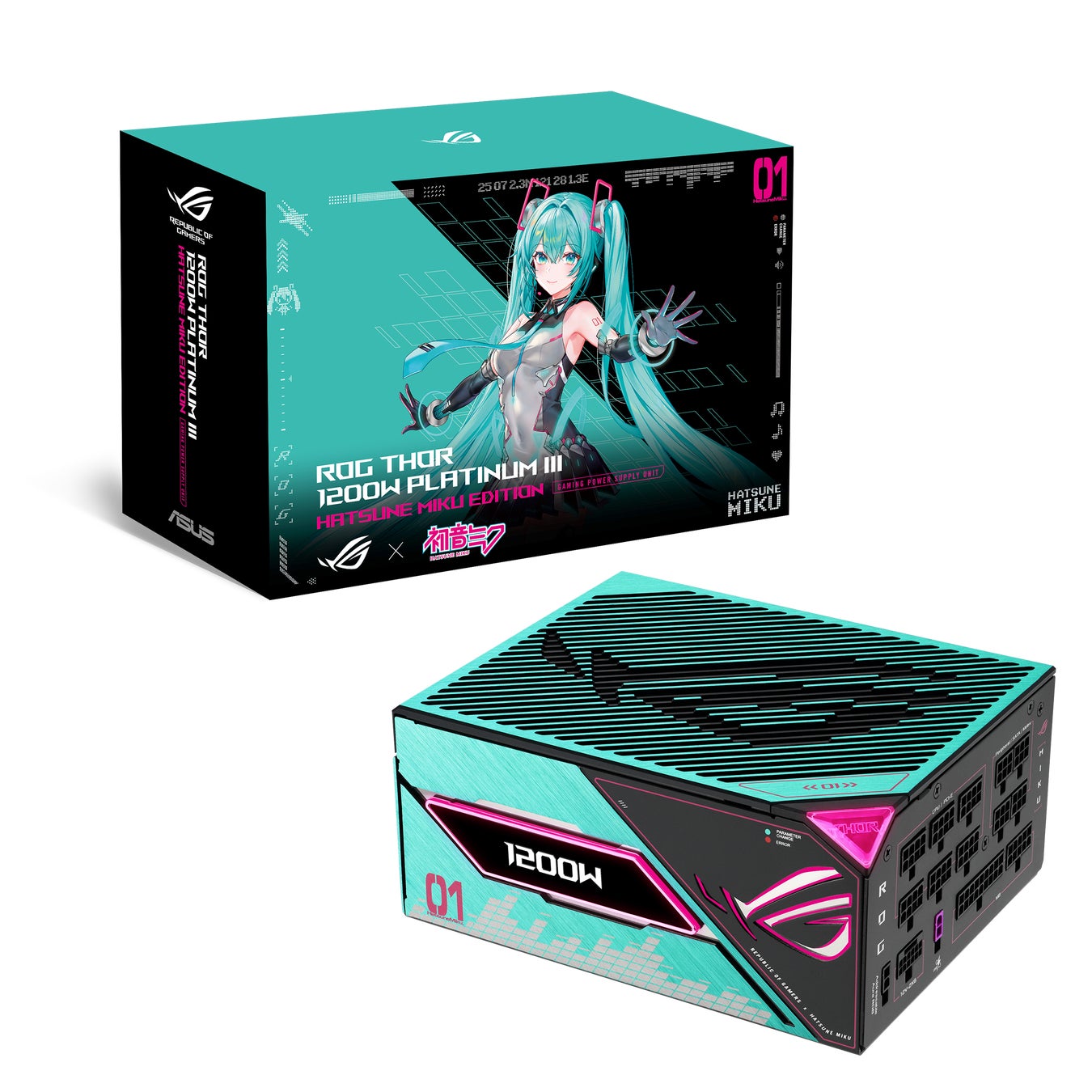ボーカロイド初音ミクとコラボレーションした特別なゲーミング