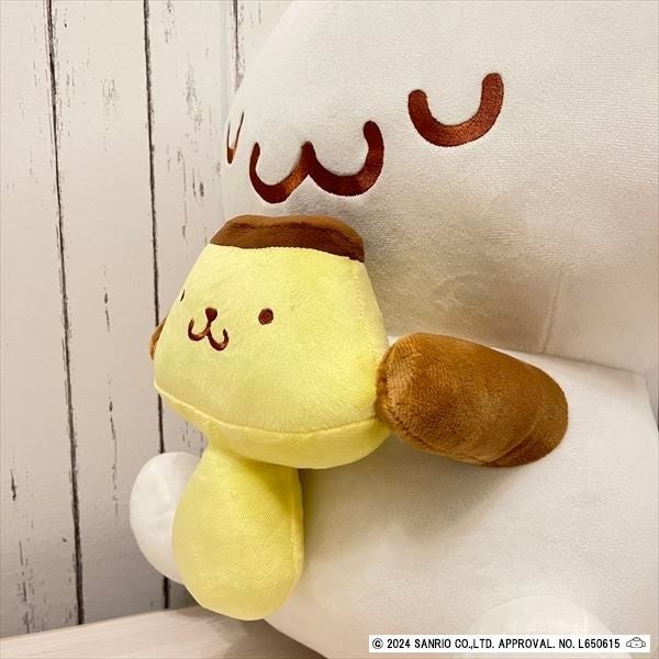 ポムポムプリン】チームプリン漫画の2人がおおきなぬいぐるみになって