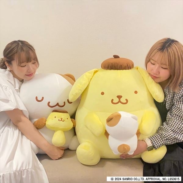 ポムポムプリン】チームプリン漫画の2人がおおきなぬいぐるみになって