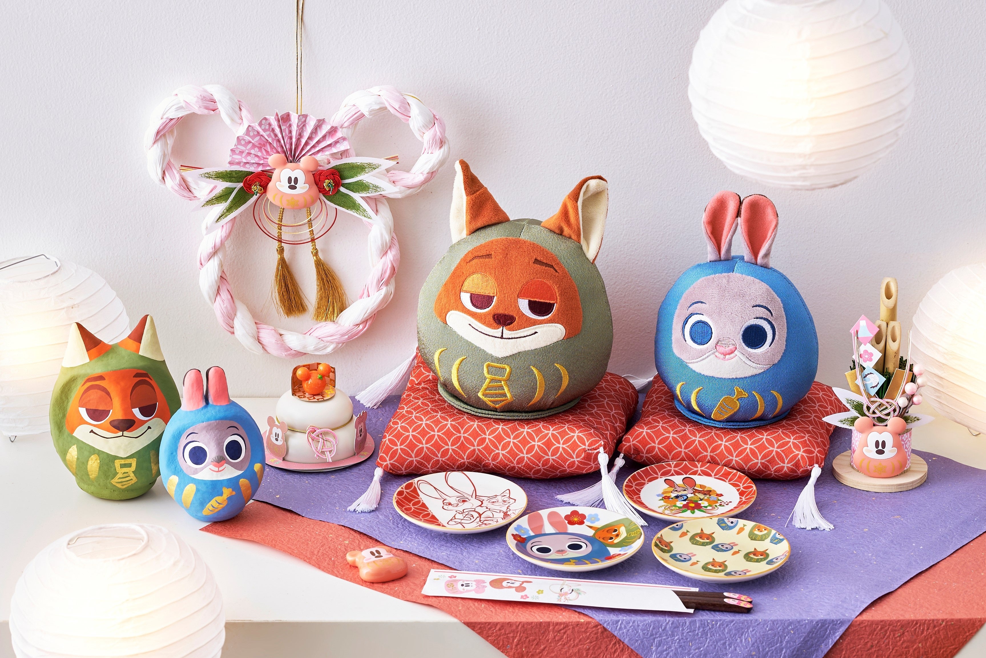 うさぎ年にちなんで『ズートピア』のジュディをモチーフにしただるま