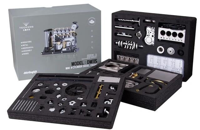 エンジンを組み立てよう！】とことんリアルを追及した！4気筒 ミニ