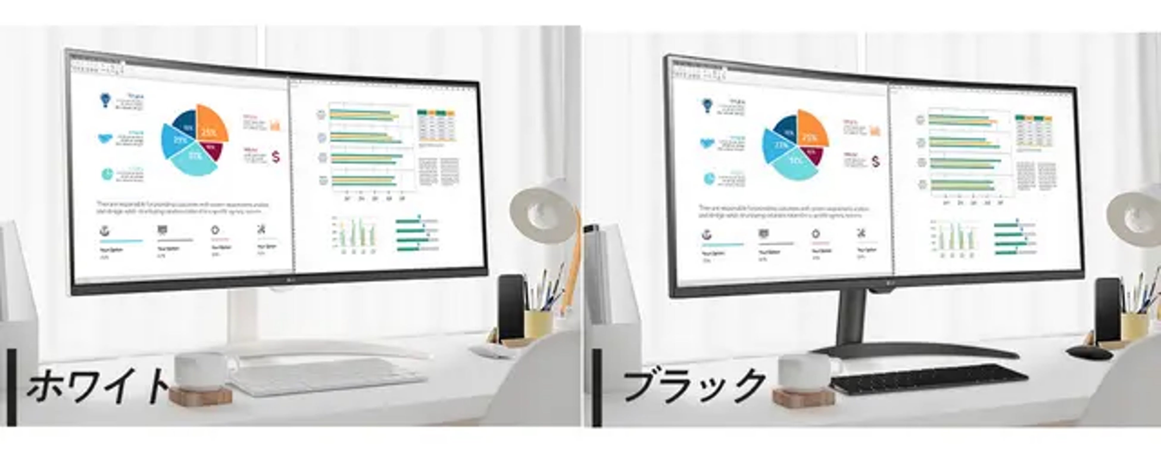 LG MyView Smart Monitor”第5弾！21:9ウルトラワイド「34SR65QC-W」と
