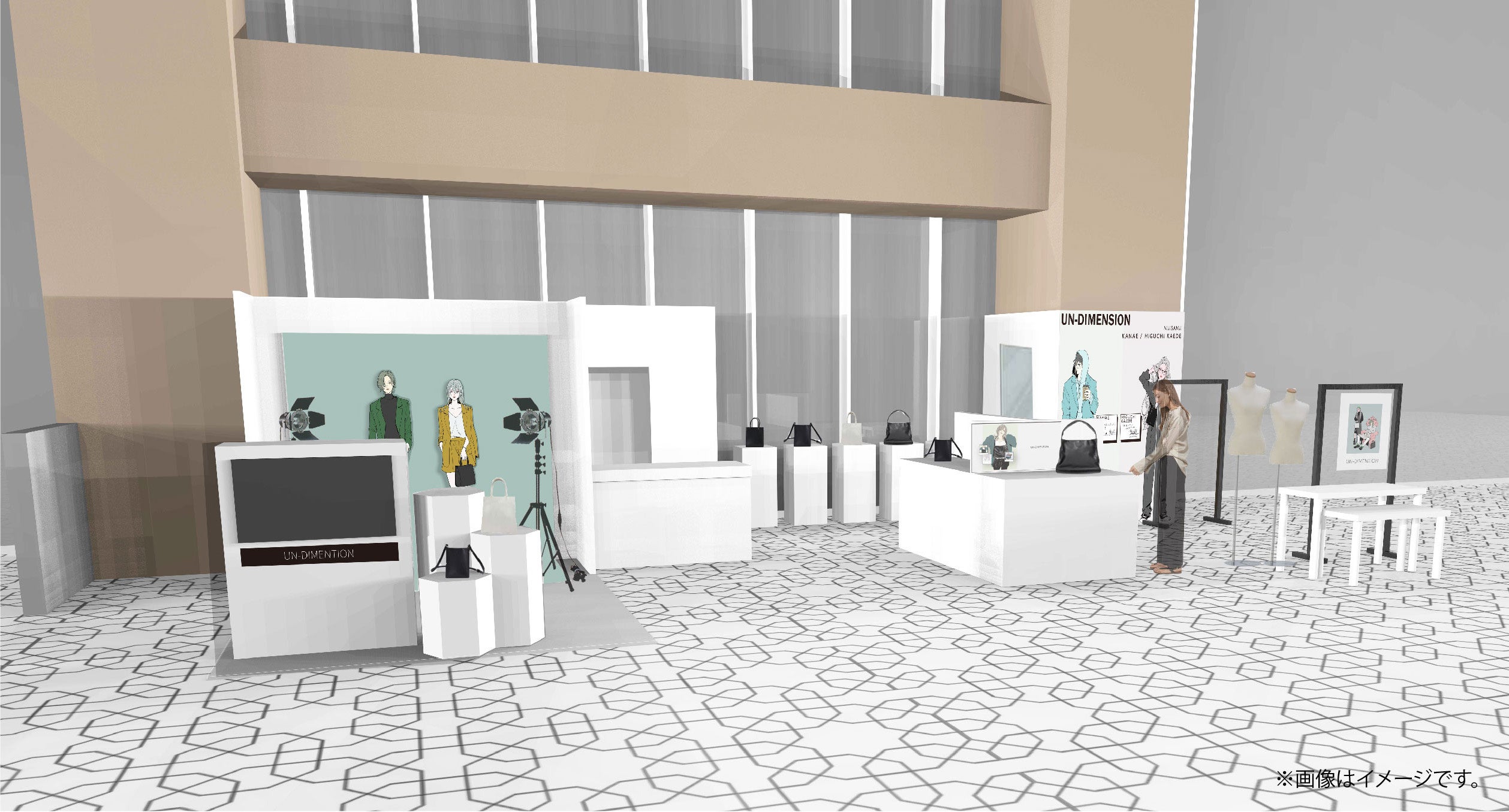 バーチャルライバーグループ・にじさんじ所属の叶と樋口楓のバッグとT