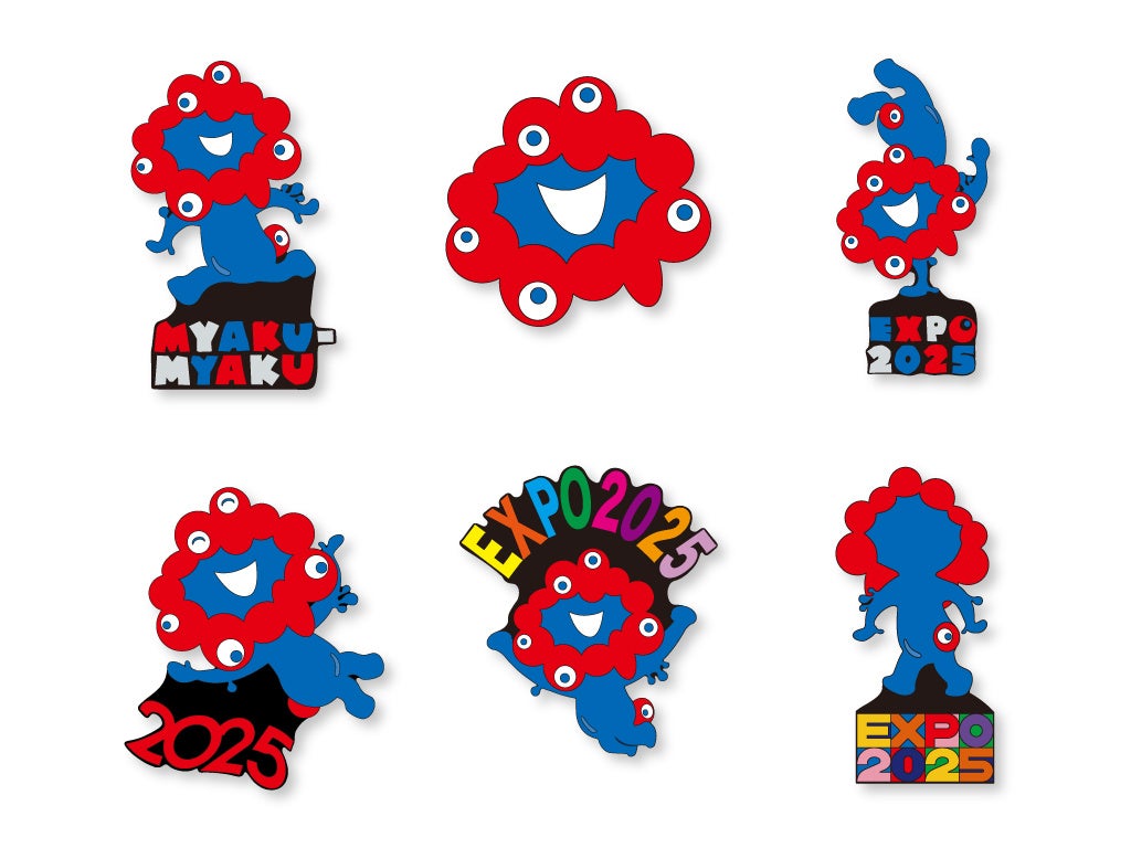 万博限定】 JR ピンバッジ セットミャクミャク JR 7社キャラクター