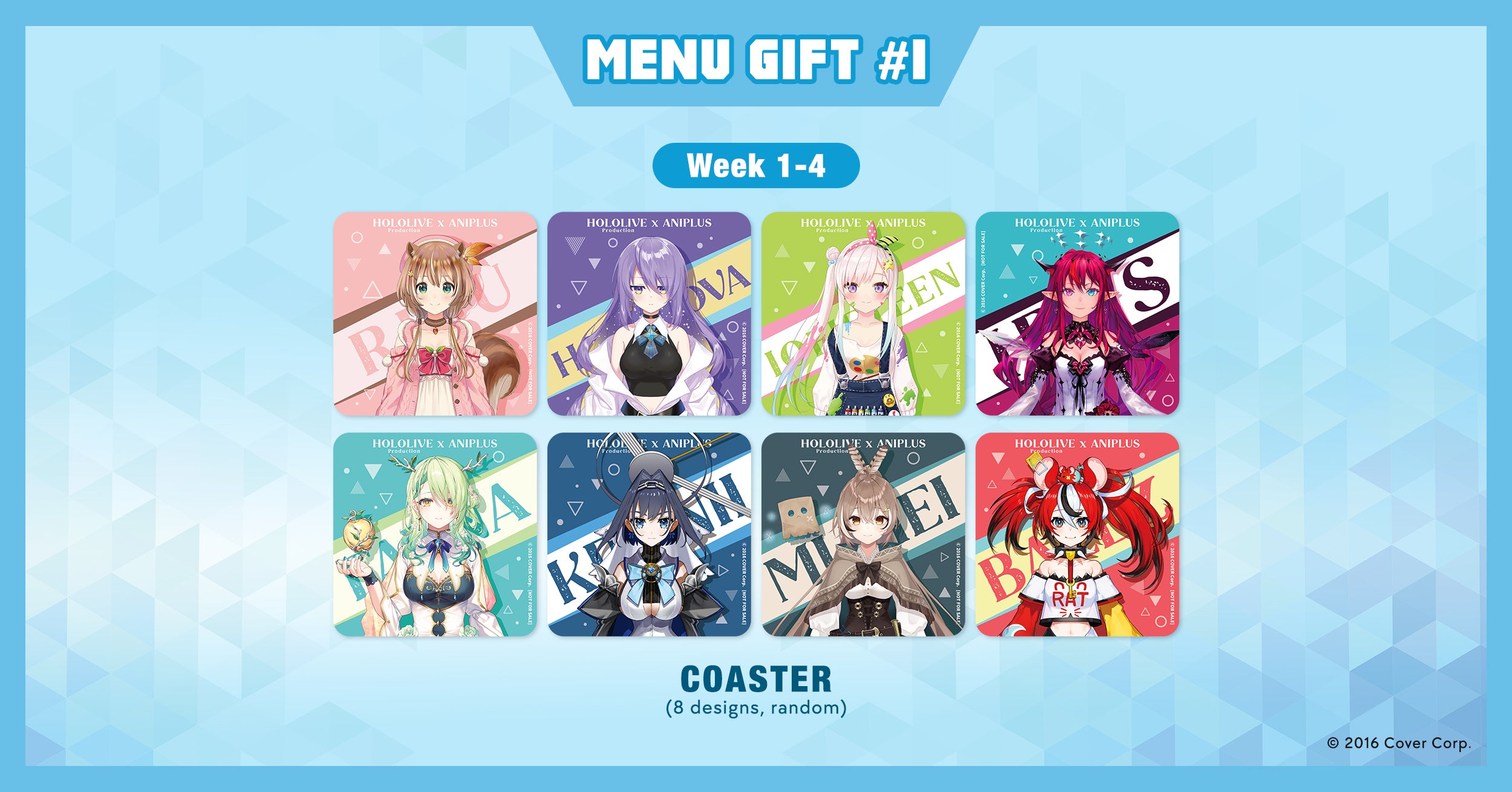 ホロライブプロダクション」と「ANIPLUS」のコラボカフェが