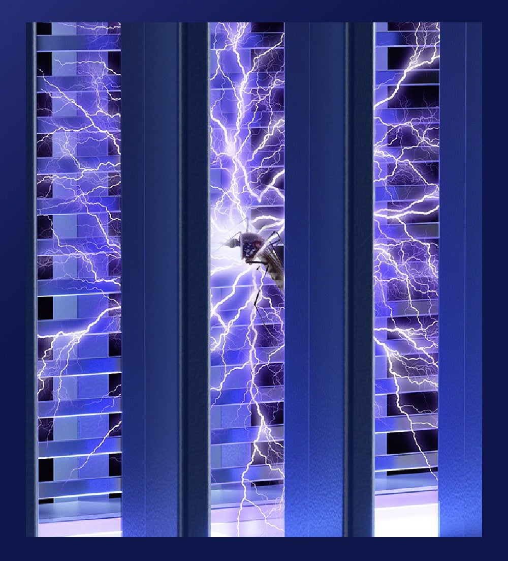 2500Vの強力な電圧が蚊やハエをあっという間に撃退する！！機能的な