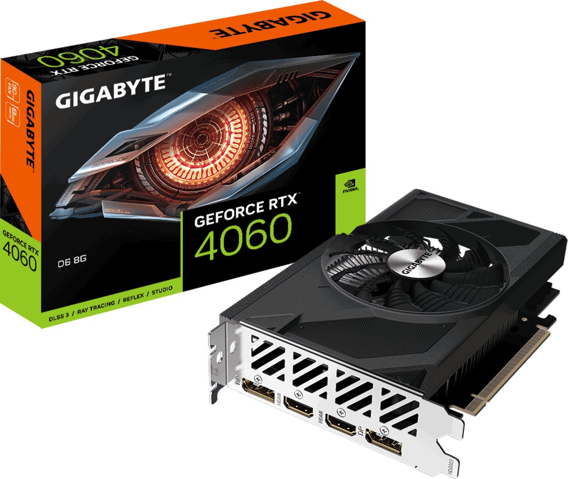 GIGABYTE】GeForce RTX 4060 直径90mmの大型ブレードファンを搭載した