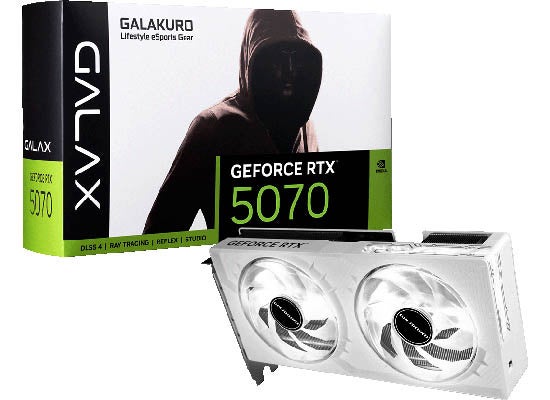 玄人志向とGALAKURO GAMINGから、GeForce RTX 5070 デュアルファン搭載