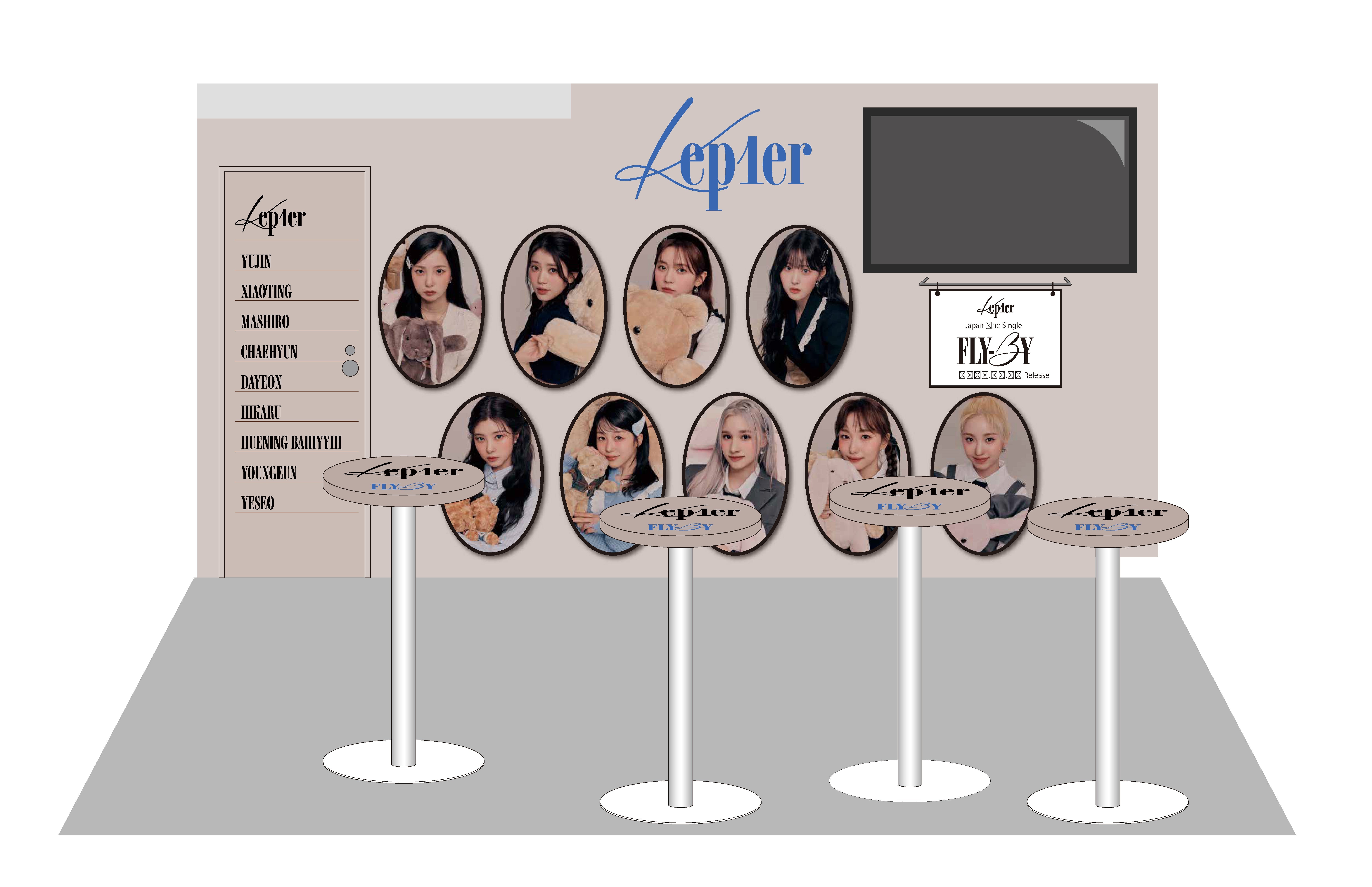 Kep1erメンバー全員のサイン入り韓国のスタンプブック Kep1erメンバー