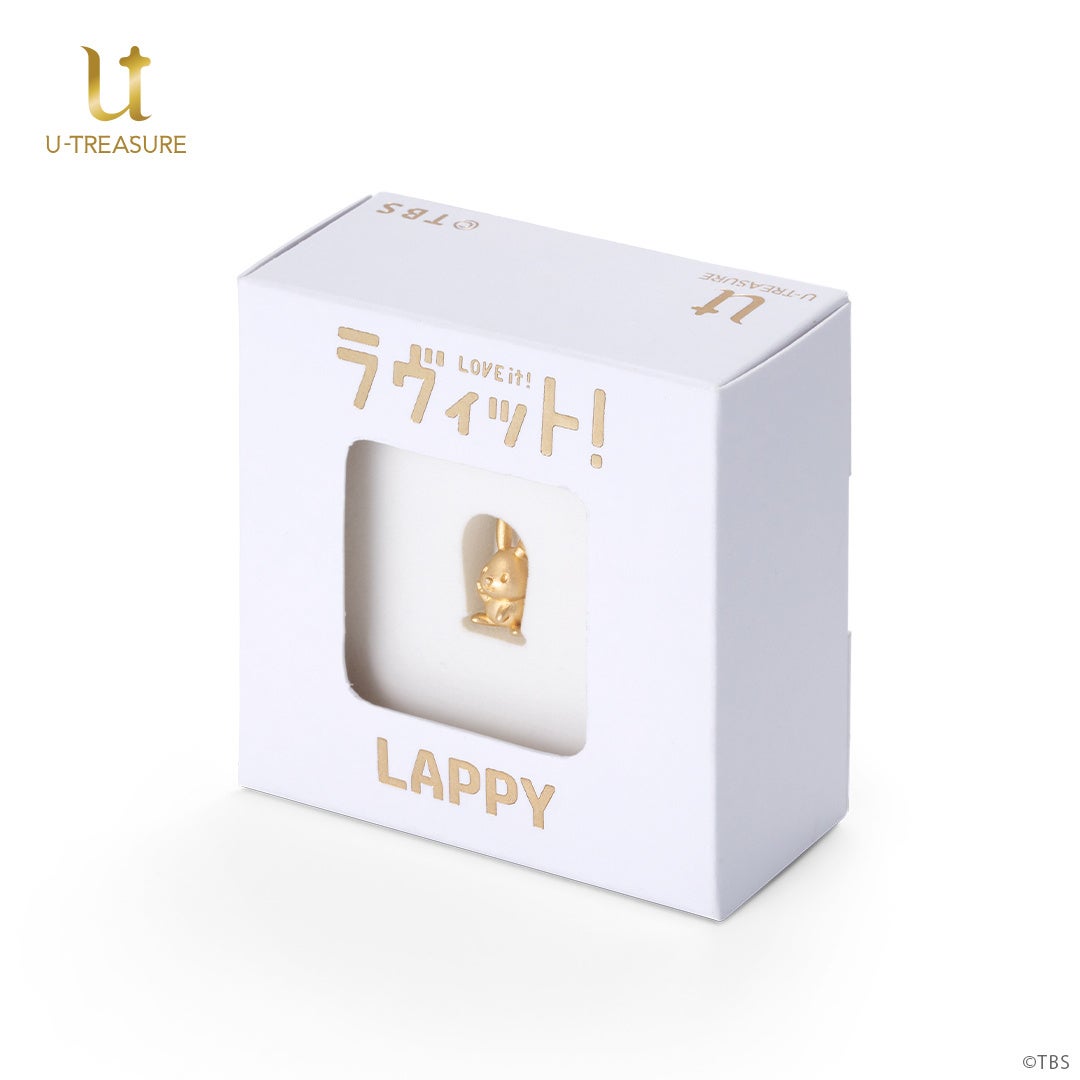 TBS朝の番組『ラヴィット！』の公式キャラクター「ラッピー」。純金