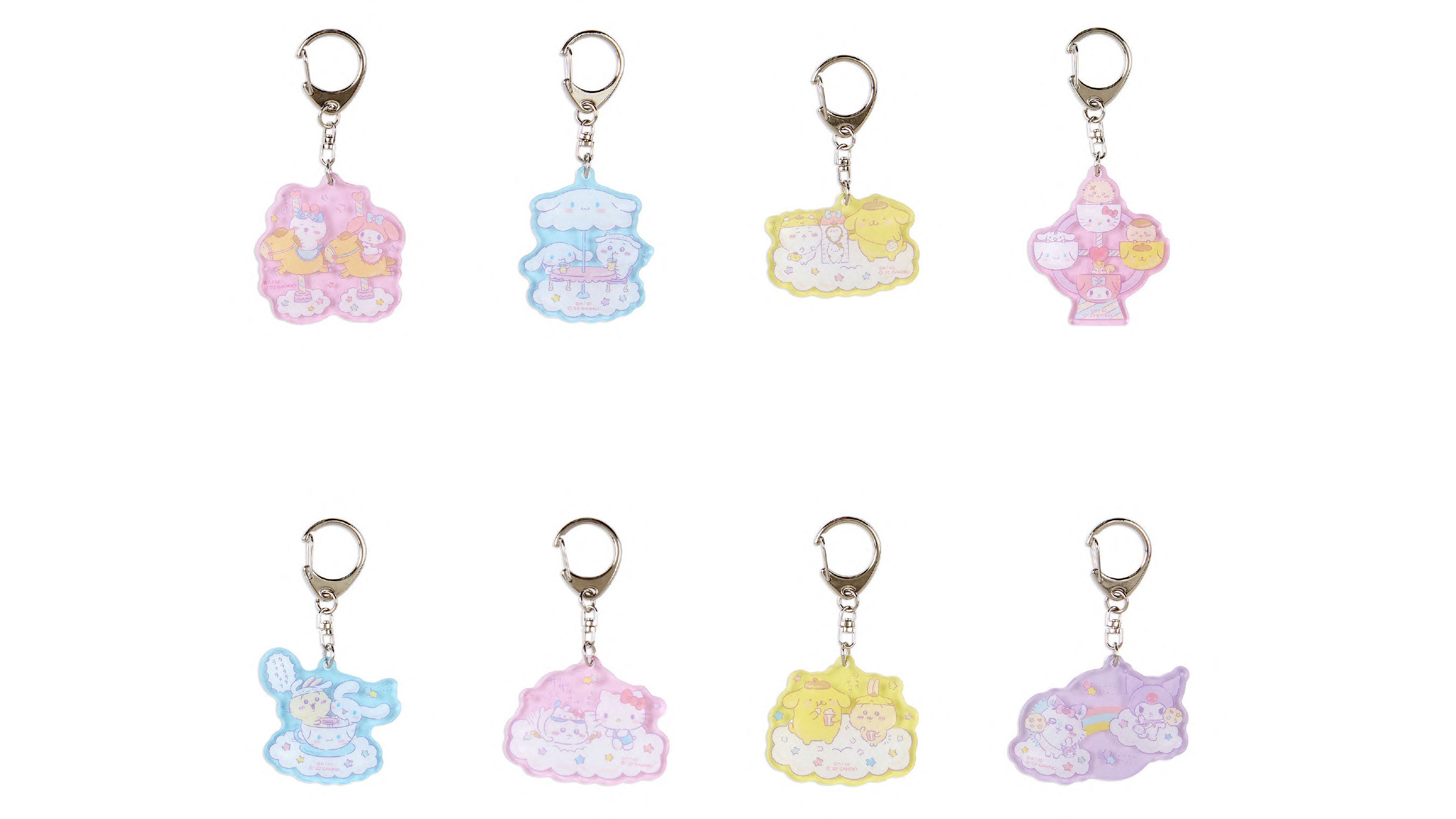 ちいかわ サンリオ コラボ フロッキーマスコットチャーム ハチワレ