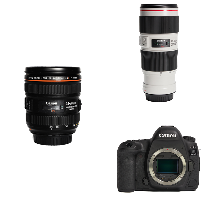 保証付き/Canon EOS 5D Mark IV標準&望遠ダブルレンズセット 保証付き