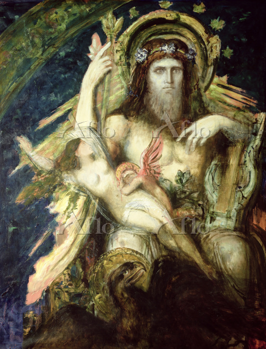 ギュスターヴ・モロー 「ユピテルとセメレ」 [81690]のアート作品 - アフロ