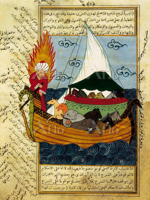 フランス現代人画家【クリーブ】作品「ノアの方舟」 フランス現代人