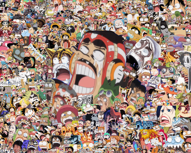 やっと。2年もかかったけど、ワンピースの顔のコレクション、完成した