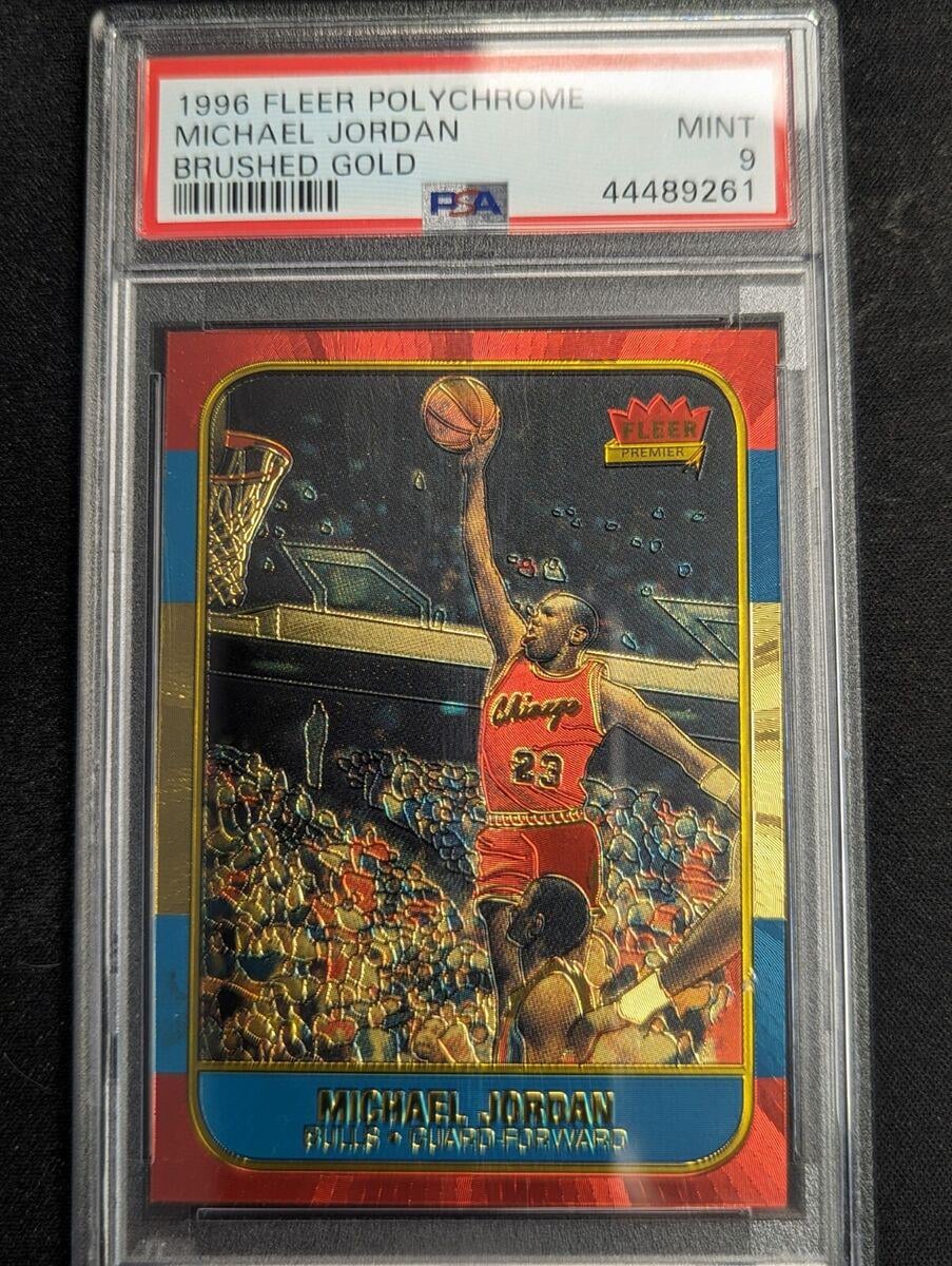 マイケル・ジョーダン 1996-97 ブラッシュドゴールド 10周年記念