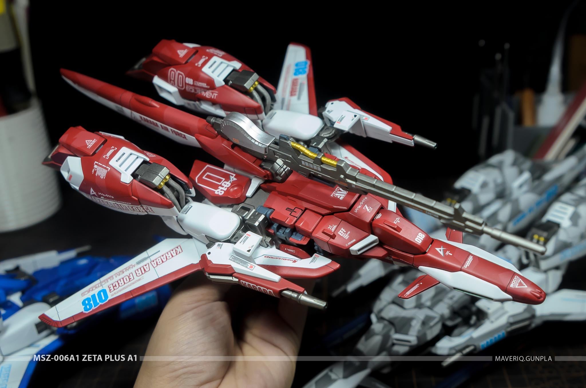 MSZ-006A1 Zeta Plus A1 WaveRider Mode, Karaba Air Force, Audhumla