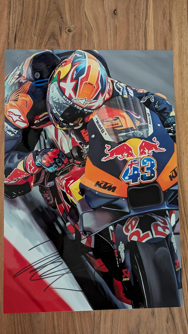 Signed artwork of Jack Miller : r/motogp