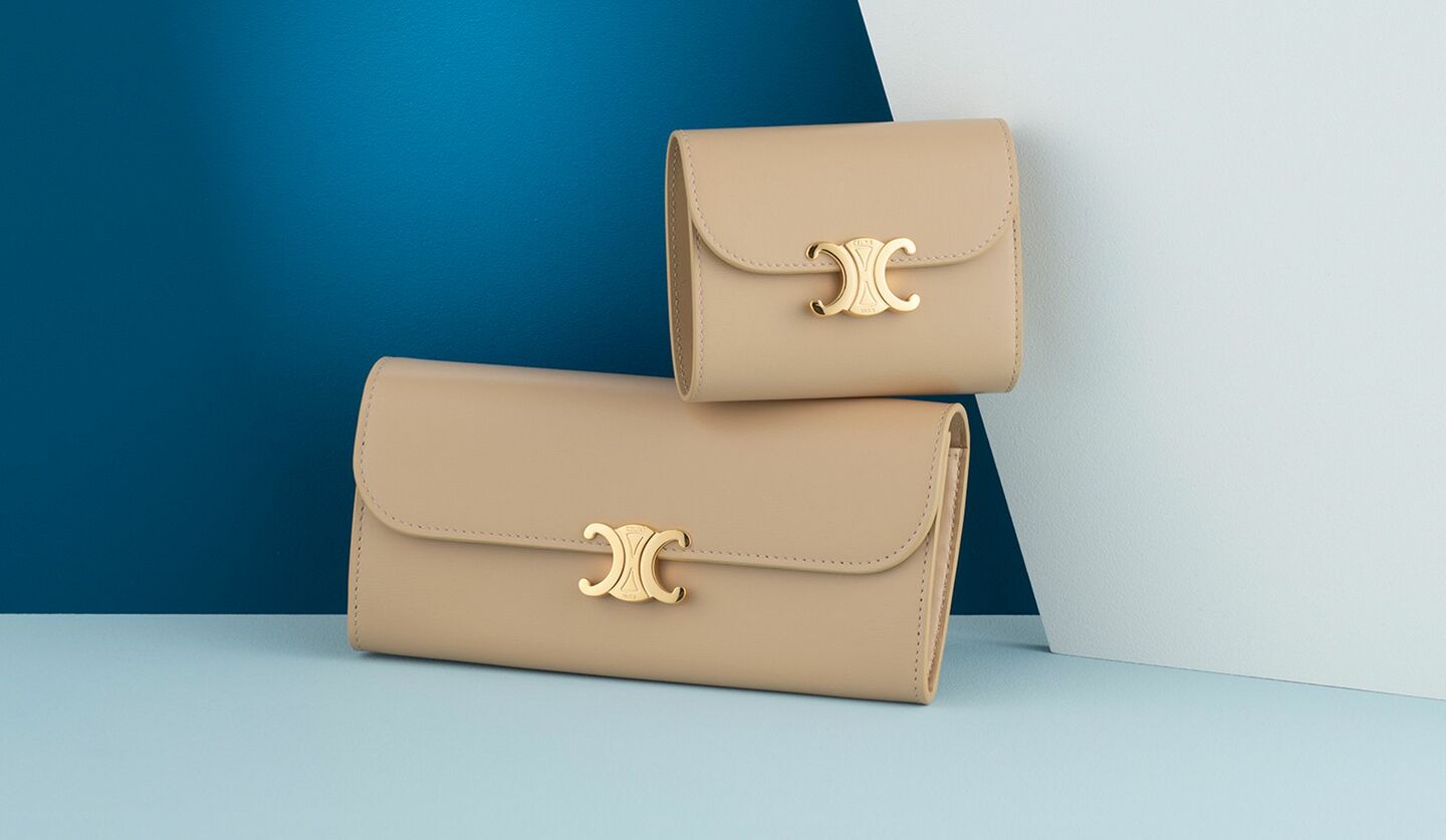 CELINE トリオンフ 三つ折財布 TRIOMPHE セリーヌ （CELINE） スモール