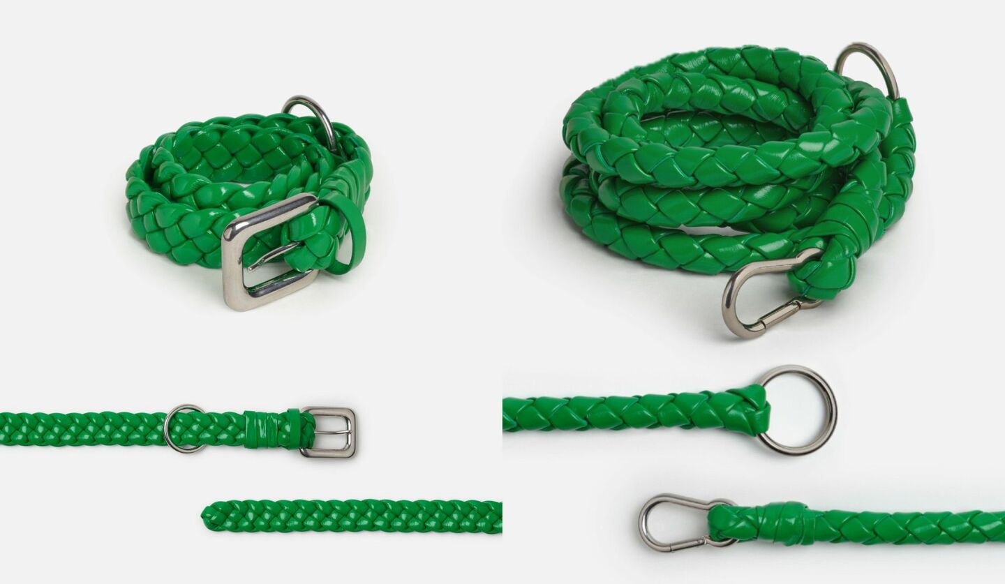 愛犬家に朗報！ボッテガ・ヴェネタを象徴するイントレチャートを使用