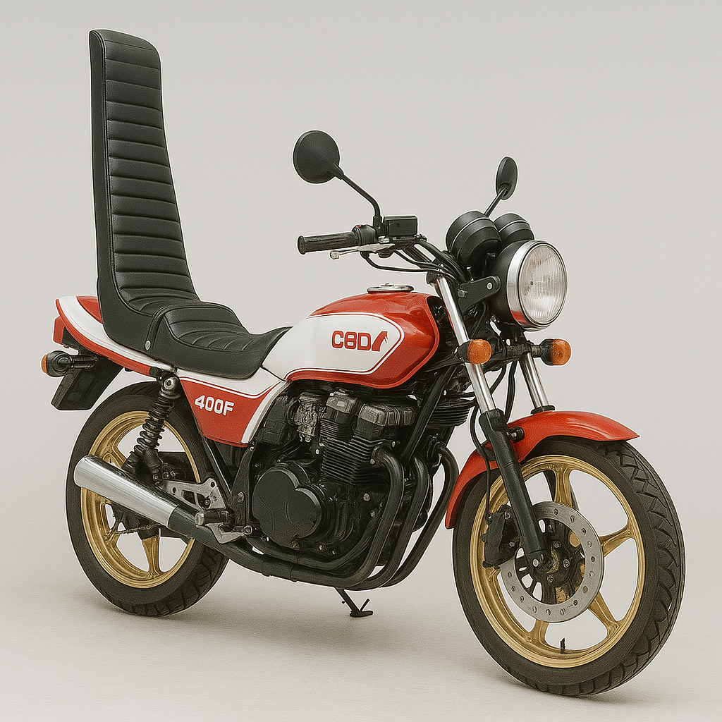 CBX400F/CBX550Fヤラレ三段シート当時物 CBX400F/CBX550Fヤラレ三段