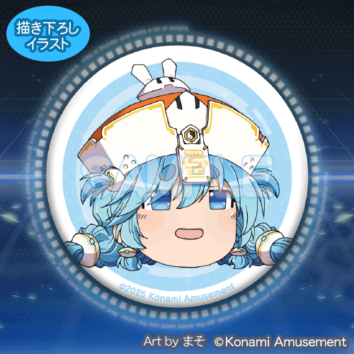 コナミ プレミアムくじ ONLINE / 『まそ』× SOUND VOLTEX 缶バッジくじ