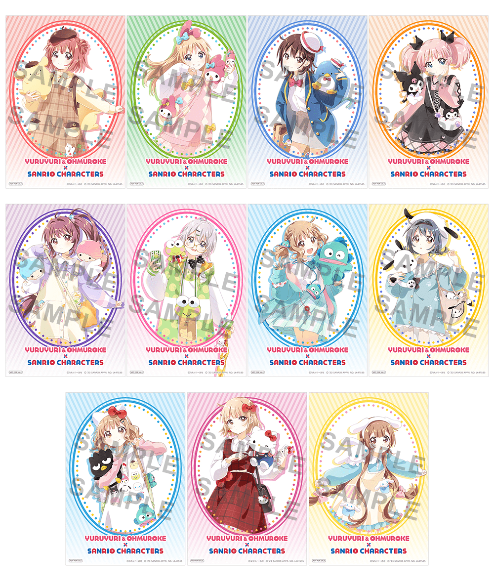 ゆるゆり×サンリオキャラクターズ ラバーストラップ ミニキャラver