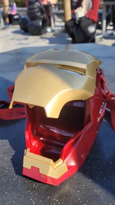 ディズニーランドの「アイアンマン」ポップコーンバケットがかっこいい