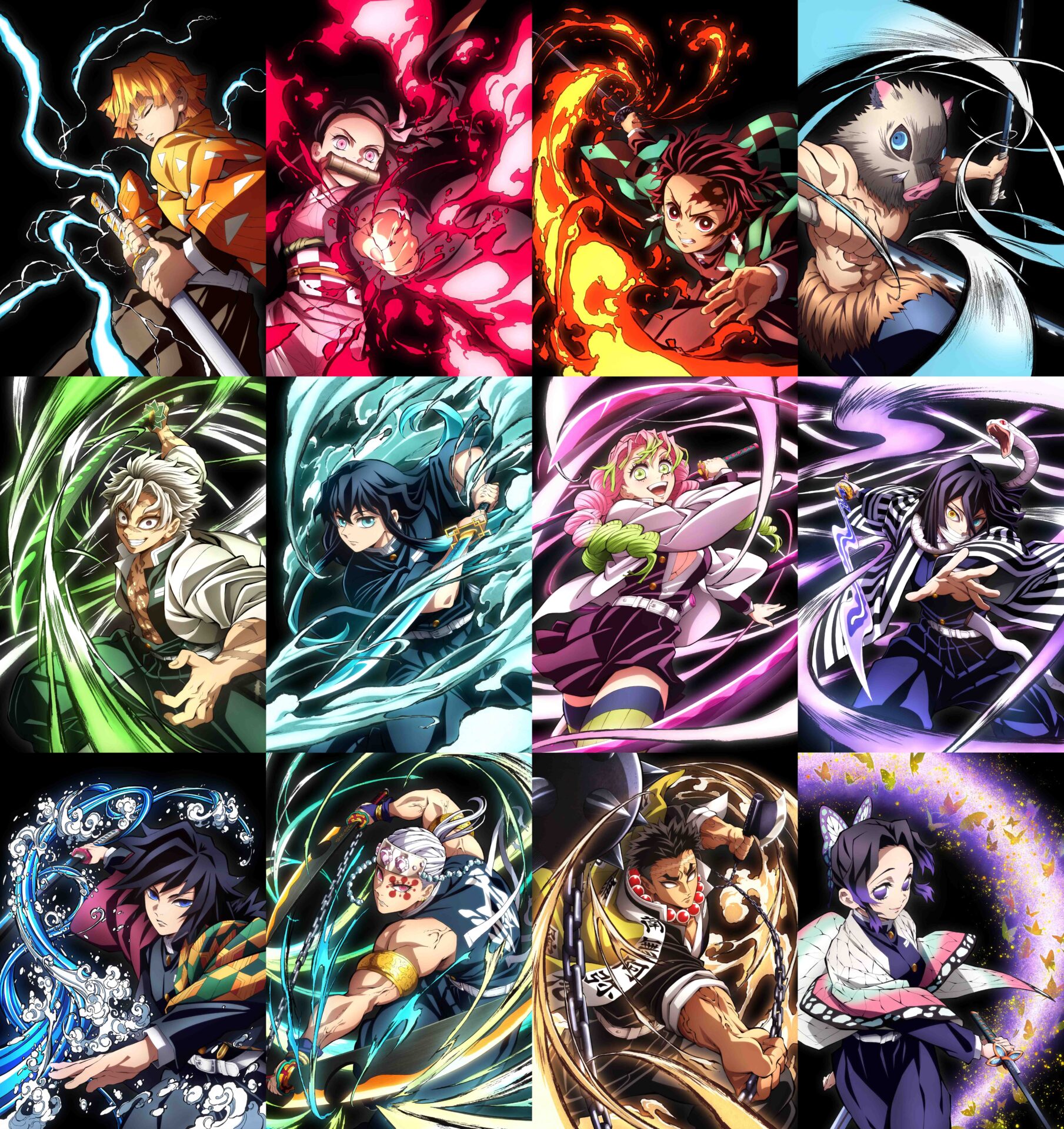 冨岡義勇】アニメ 鬼滅の刃 柱稽古編 円盤 特典 色紙 描き下ろし 中古