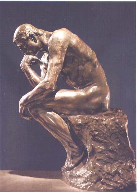 ポストカード オーギュスト・ロダン 「考える人」 - 輸入ポストカード