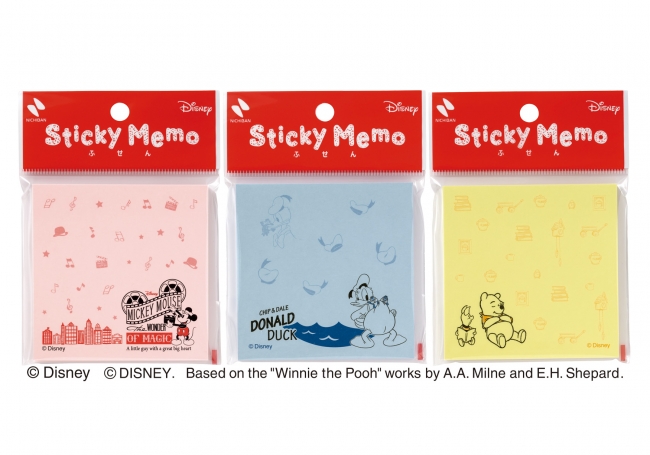 ディズニーキャラクターの便利なふせん「スティッキーメモ ディズニー