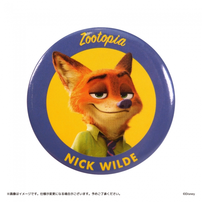 ズートピア ニック 缶バッジ&ポストカード キディランド 特典
