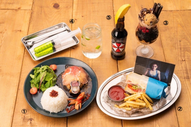 カプコンカフェ 池袋店『バイオハザード RE:3』コラボメニューを公開