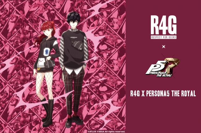 ペルソナ5 主人公 R4Gコラボ アクキー ペルソナ5 主人公 R4Gコラボ